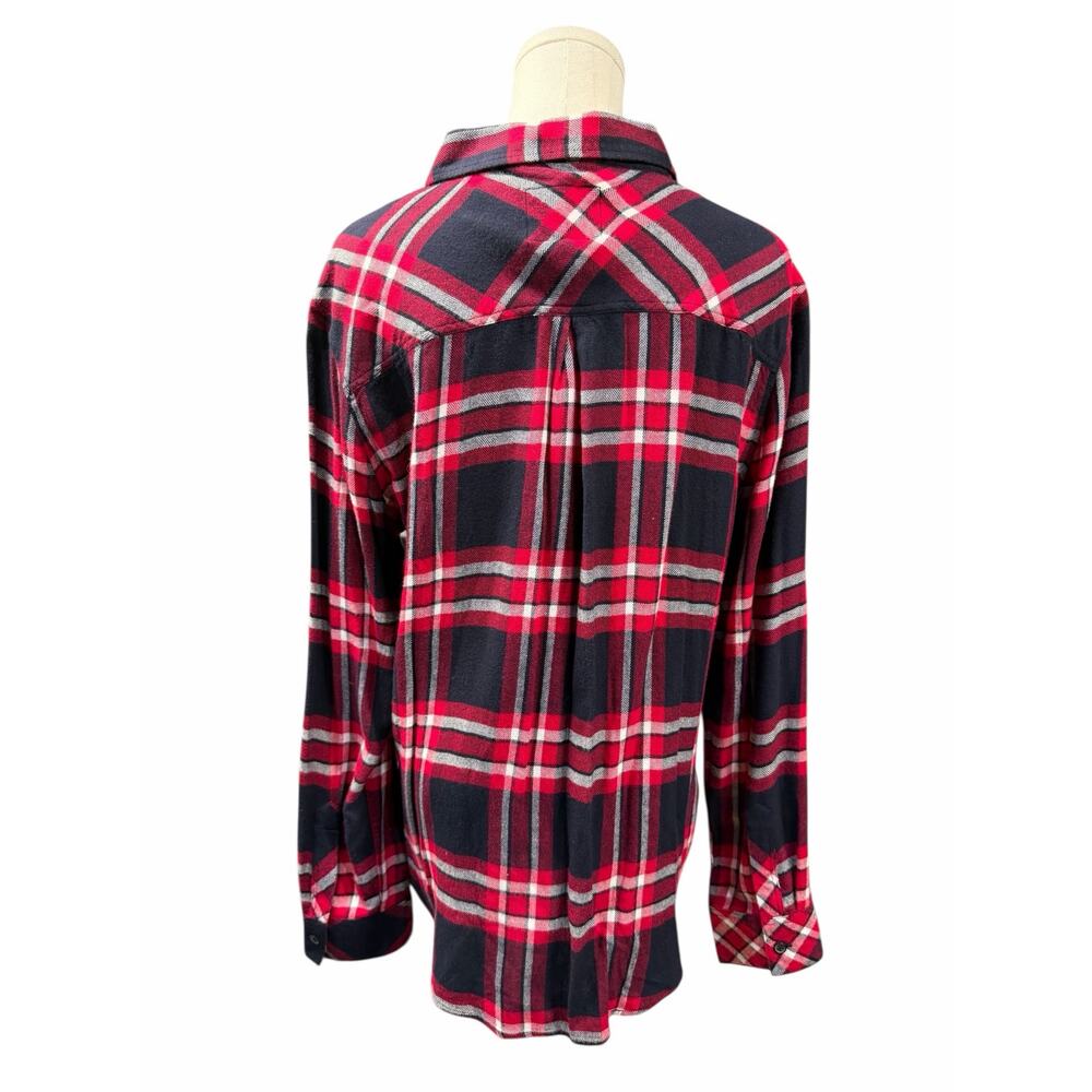 Rails Hunter Button Down Twilight Cherry White NWT - image 5
